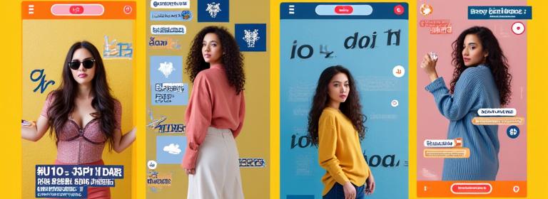 若者向けEコマースブランドのソーシャルメディアキャンペーン